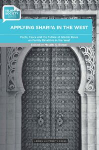Couverture de Applying Sharia in the West (Leiden University Press)