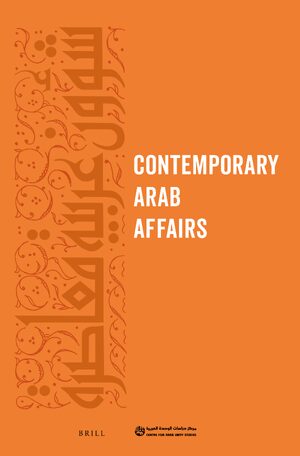 Couverture de la revue Contemporary Arab Affairs