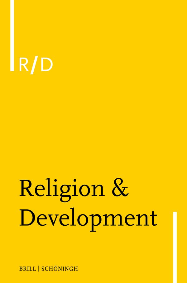 Couverture de la revue Religion and Development, vol. 3, n° 2 (Brill)