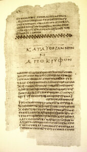 Codex de Nag Hammadi (manuscrit copte gnostique)