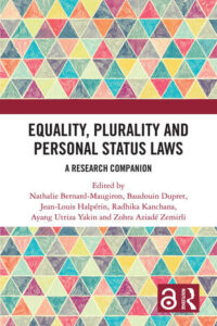 Couverture HD — Equality, Plurality and Personal Status Laws: A Research Companion (Routledge 2026)