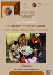 Couverture du numéro « Nourriture et signification : pratiques, discours et formes » de la revue Mots et mondes (Université Cadi Ayyad, 2026)